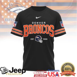 Denver Broncos Official NFL Heritage 3D Shirt Denver Broncos Official NFL Heritage 3D Shirt
