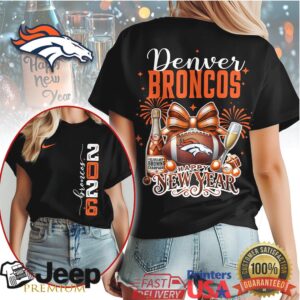Denver Broncos Official NFL New Year New Game 3D Shirt