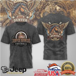 Denver Broncos Official NFL Steampunk T shirt