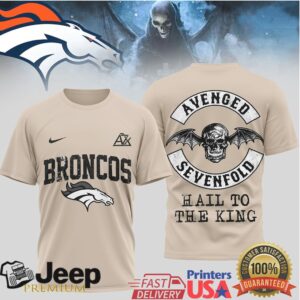 Denver Broncos x Avenged Sevenfold Hail To The King T Shirt