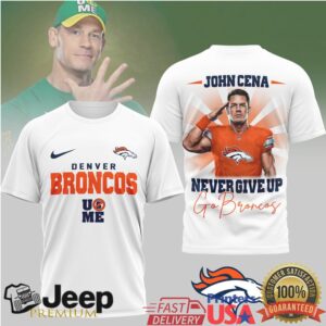 Denver BroncosOfficial NFL John Cena Fan 3D Shirt
