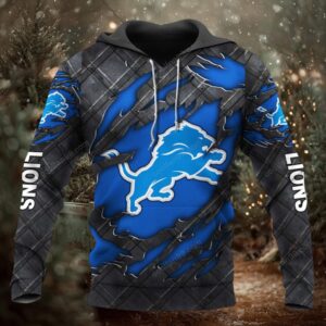 Detroit Lions Black Metal 2026 Official Hoodie