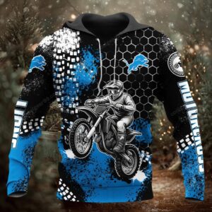 Detroit Lions Motorcross 2026 Official Hoodie
