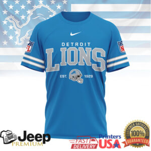 Detroit Lions Official NFL Heritage 3D Shirt