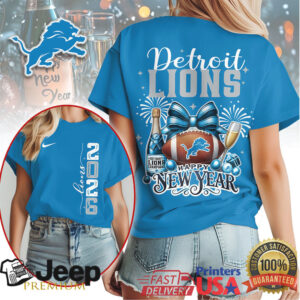 Detroit Lions Official NFL New Year New Game 3D Shirt Detroit Lions Official NFL New Year New Game 3D Shirt