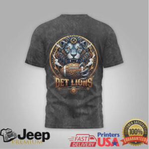 Detroit Lions Official NFL Steampunk T shirt