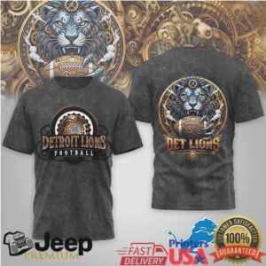 Detroit Lions Official NFL Steampunk T shirt