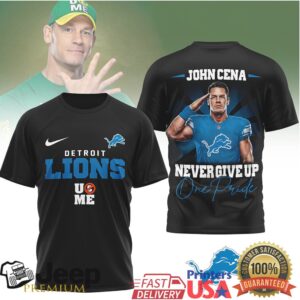 Detroit LionsOfficial NFL John Cena Fan 3D Shirt