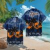 Milwaukee Brewers MLB Golden Sunset Palm Tree Hawaiian Shirt Milwaukee Brewers MLB Golden Sunset Palm Tree Hawaiian Shirt