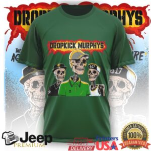 Dropkick Murphys St. Patrick’s Day 2026 Tour Dates Graphic Tee