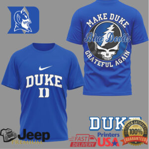 Duke Blue Devils Official NCAA Grateful Game Day 3D Shirt