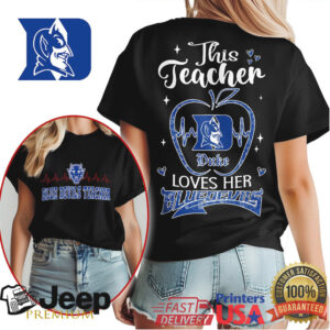 Duke Blue Devils Official Teacher Appreciation Month Women's Shirt