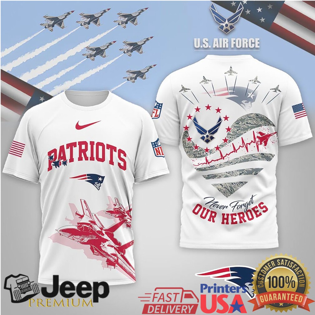 New England Patriots Official NFL US Air Force 3D Shirt New England Patriots Official NFL US Air Force 3D Shirt