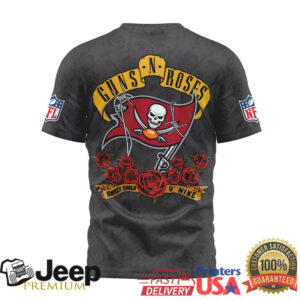 Tampa Bay Buccaneers Official NFL Guns N’ Roses 3D Shirt Tampa Bay Buccaneers Official NFL Guns N’ Roses 3D Shirt