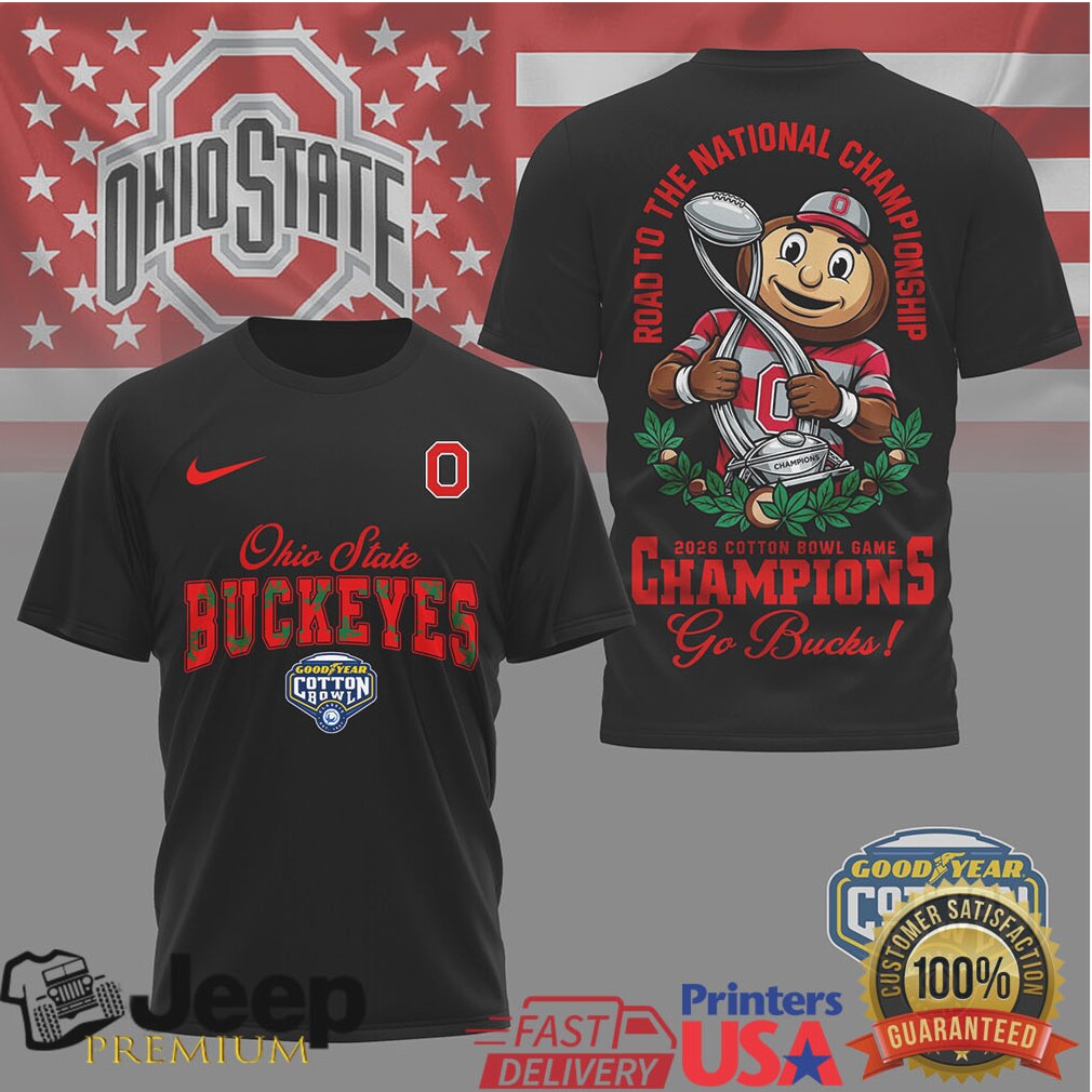 Ohio State Buckeyes Official NCAA Cotton Bowl Game Champions Shirt Ohio State Buckeyes Official NCAA Cotton Bowl Game Champions Shirt