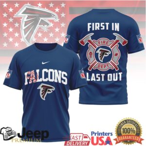 Falcons Fire Dept First In Last Out Shirt