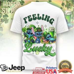 Feeling Lucky Stitch St. Patrick’s Day Disney Inspired Green T Shirt