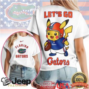 Florida Gators Official NCAA Pokemon Fan 3D Shirt