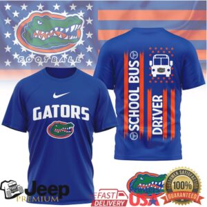 Florida Gators Official NCAA School Bus Driver 3D Shirt