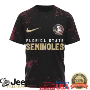 Florida State Seminoles Official NCAA Skeleton Halloween 3D Shirt