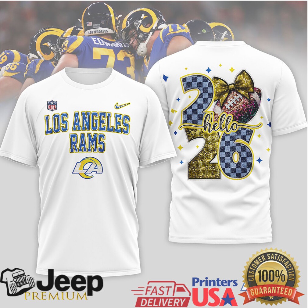 Los Angeles Rams Official NFL Hello 2026 Shirt Los Angeles Rams Official NFL Hello 2026 Shirt