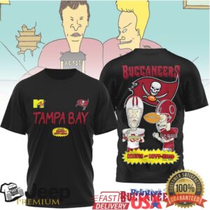 Tampa Bay Buccaneers Official NFL Funny Beavis and Butt Head Shirt