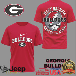 Georgia Bulldogs Official NCAA Grateful Game Day 3D Shirt