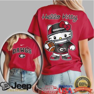 Georgia Bulldogs Official NCAA Hello Kitty Women’s Shirt Georgia Bulldogs Official NCAA Hello Kitty Women’s Shirt