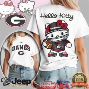 Georgia Bulldogs Official NCAA Hello Kitty Women's Shirt