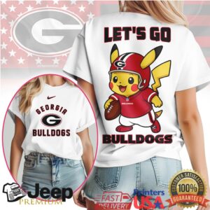 Georgia Bulldogs Official NCAA Pokemon Fan 3D Shirt