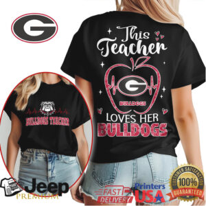 Georgia Bulldogs Official Teacher Appreciation Month Women's Shirt