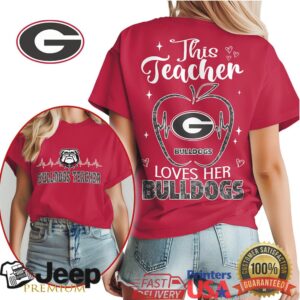 Georgia Bulldogs Official Teacher Appreciation Month Women's Shirt