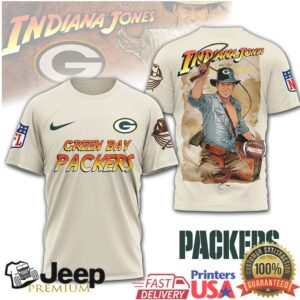 Green Bay Packers Indiana Jones Mashup T Shirt