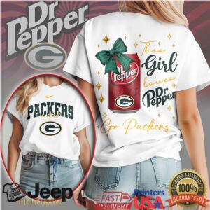 Green Bay Packers Official NFL Dr Pepper Fan 3D Shirt