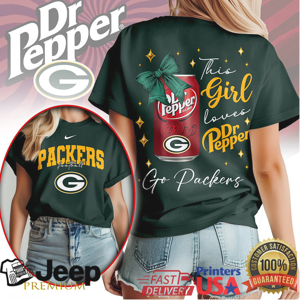 Green Bay Packers Official NFL Dr Pepper Fan 3D Shirt Green Bay Packers Official NFL Dr Pepper Fan 3D Shirt