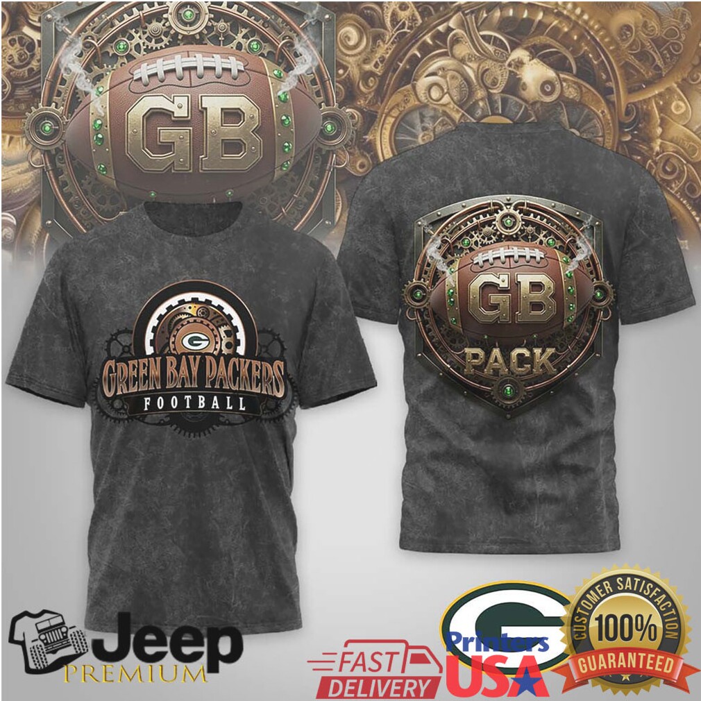 Green Bay Packers Official NFL Steampunk T shirt Green Bay Packers Official NFL Steampunk T shirt