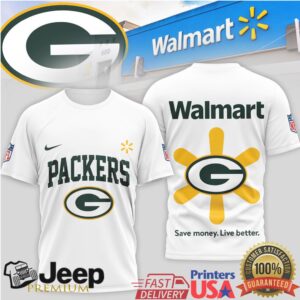 Green Bay Packers x Walmart “Save Money Live Better” Graphic Tee