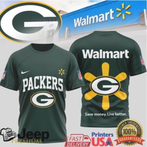 Green Bay Packers x Walmart “Save Money Live Better” Graphic Tee