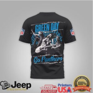 Green Day Carolina Panthers Rock Band Nfl Tshirt