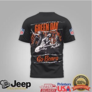 Green Day Chicago Bears Nfl Rock Band Mashup Shirt