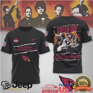 Green Day X Arizona Cardinals Nfl Mashup T Shirt