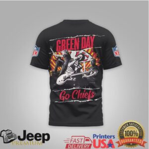 Green Day X Kansas City Chiefs Nfl Mashup T Shirt