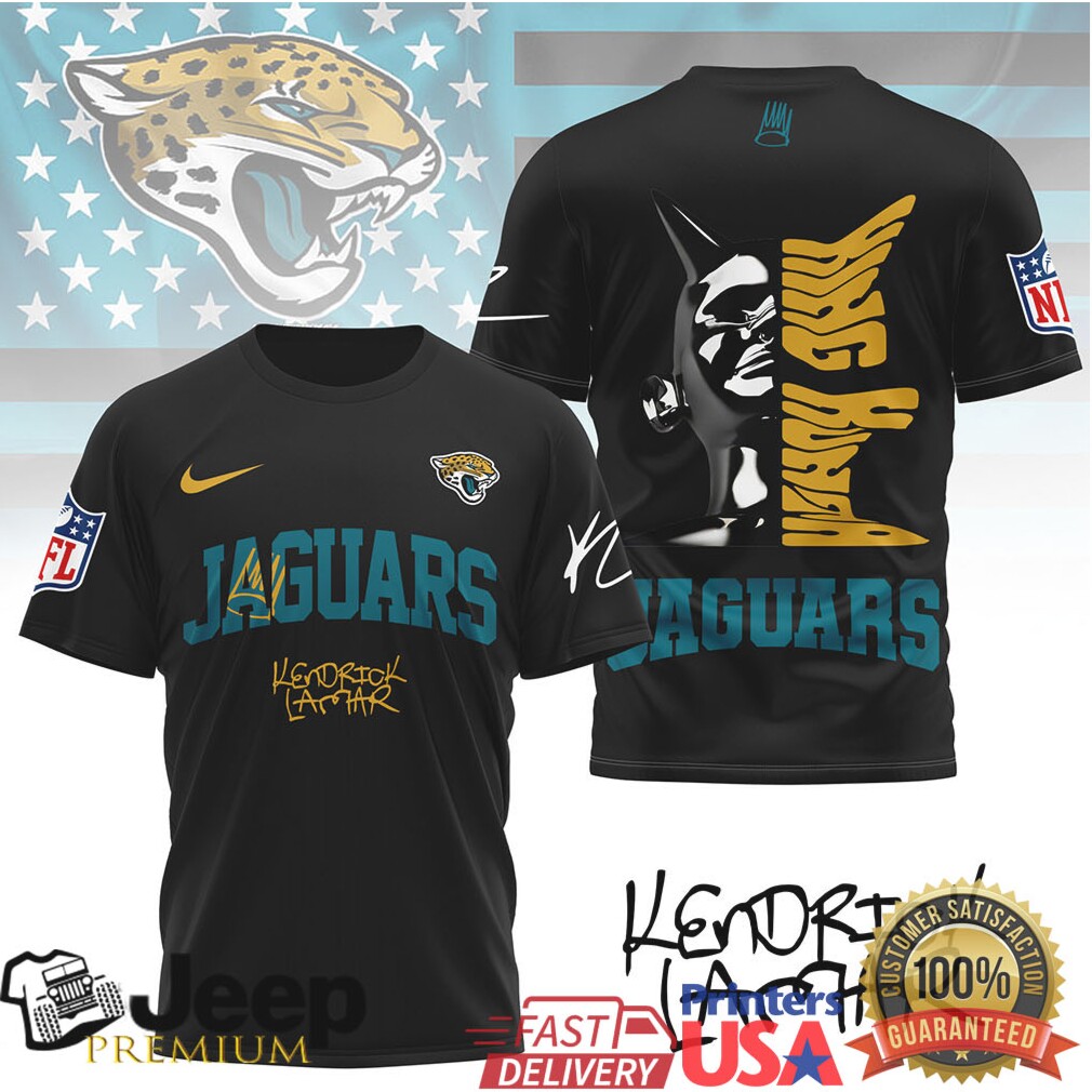 Jacksonville Jaguars Official NFL Kendrick Lamar Fan 3D Shirt Jacksonville Jaguars Official NFL Kendrick Lamar Fan 3D Shirt