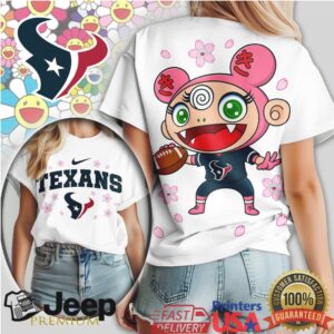 Houston Texans Murakami Anime Kawaii Sakura Tshirt