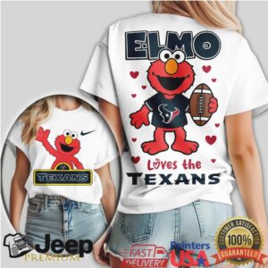 Houston Texans Official NFL Elmo Fan 3D Shirt