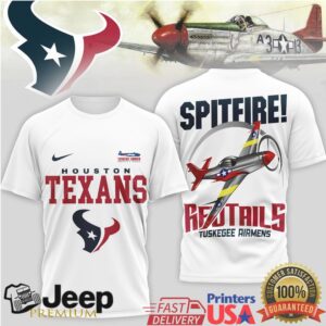 Houston Texans Official NFL Tuskegee Airmen 3D Shirt