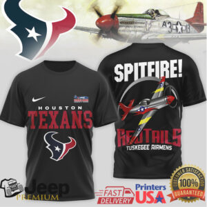 Houston Texans Official NFL Tuskegee Airmen 3D Shirt