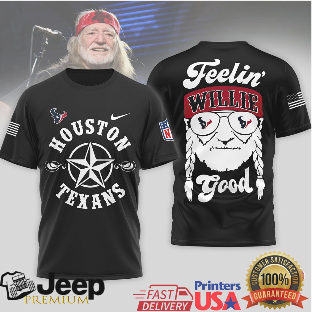 Houston Texans Official NFL Willie Nelson 3D Shirt Houston Texans Official NFL Willie Nelson 3D Shirt
