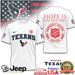 Houston Texans Salvation Army “Hope Is On The Way” T Shirt