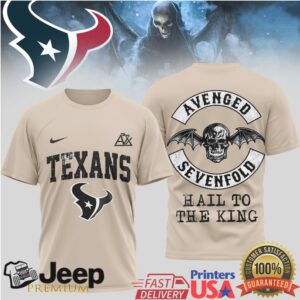 Houston Texans x Avenged Sevenfold Hail To The King Graphic Tee